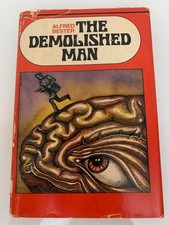 The Demolished Man by Alfred Bester BCE HCDJ Good Gutter Code V22 Ex-Library picture