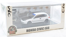 BM Creations Honda Civic EG6 - RHD - White Carbon Bonnet 1:64 Car 64B0484 picture