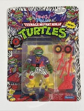 Teenage Mutant Ninja Turtles Rock 'N Rollin' Heavy Metal Raph Figure UNPUNCHED picture