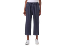 Splendid Ladies' Wide Leg Crop Pant, Navy, Large picture