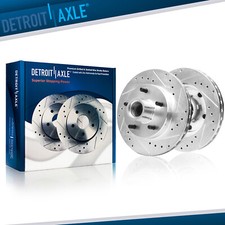 Front Drilled Brake Rotors for Chevy S10 Blazer El Camino GMC S15 Jimmy Sonoma picture