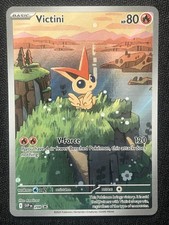 2025 Pokemon Scarlet & Violet Promo Victini SVP 208 Illustration Rare LP picture
