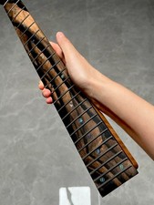 S S 5piece Ebony 24Frets satin Roasting flame Maple Electric guitar Neck 12in picture