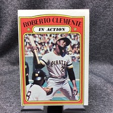 Topps 1972 Roberto Clemente In Action #310 Pittsburgh Pirates MLB Base Set picture