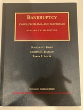 Bankruptcy Cases, Problems, Materials Revised 3rd Ed. by Douglas G. Baird Et al picture
