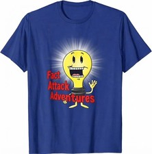 Funny Fact Attack Adventures Light Bulb T-Shirt picture