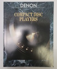 1990's Denon Compact Disc CD Players Model Line-Up Series Brochure picture