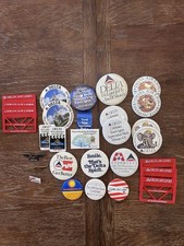 Vintage Delta Airlines 28 Piece Button Pin Sticker Lot picture
