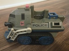 Rokenbok D-54 Police Construction Vehicle, Blue Gray. No Key. 1997 RARE HTF  picture