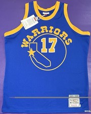 Authentic Chris Mullin #17 Mitchell & Ness 85-86 Golden State Warriors Jersey 48 picture