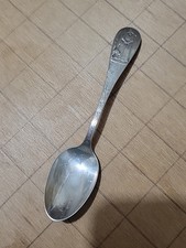 Antique Moll Pitcher Sterling Silver Souvenir Spoon Lynn Mass. W. F. Newhall Co. picture