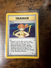 Pokemon TCG Misty 18/132 Gym Heroes Trainer Holo Rare English 2000 WOTC picture