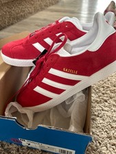 Adidas Gazelle J Better Scarlet Cloud White Gold Metallic Youth IF9804 sz 5.5-7 picture