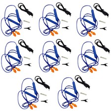 2/4/6/8Pack Blue Ear Plugs Bluetooth Earphone For Work Noise Suppression Hearing picture