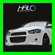 2012-2014 CHEVY SONIC WHITE PLASMA HEADLIGHT HALO ANGEL EYES RINGS by ORACLE   picture
