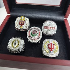 2025-2026 Indiana Hoosiers Football Championship Ring Set with Box Size11 picture
