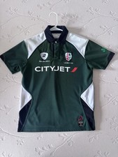 Vintage London Irish Cityjet Union Green Rugby Jersey Size S picture