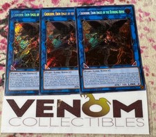 3x (M/NM) Cherubini, Ebon Angel of the Burning Abyss RA01-EN042 Secret 1st Ed.   picture