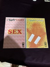 BRAHLESS COMICS NYGHT GAMES #2 & 4 AUGUST 1997 Lot of 2 picture