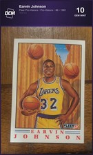 1991 Fleer Pro-Visions Earvin Johnson #6 Los Angeles Lakers DCM 10 picture