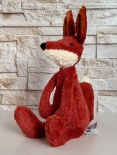 NWT Authentic Retired JELLYCAT Red Harkle Fox HARK3F Unique Sweet Plush Rare HTF picture