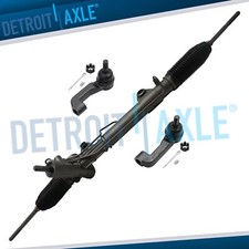 Complete Power Steering Rack and Pinion Outer Tie Rod for 2002-2005 Jeep Liberty picture