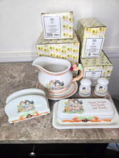 Enesco Precious Moments 7-piece 1999 Thanksgiving Set In Original Boxes picture