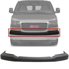 Front Bumper Upper Cover Textured Plastic Direct Replacement Compatible picture