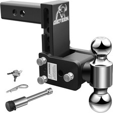 Tow & Stow Adjustable Trailer Hitch Ball Mount 2