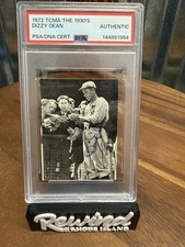 1972 TCMA The 1930s Dizzy Dean Signed Autograph Auto Card HOF PSA DNA Certified picture