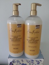 SheaMoisture Raw Shea Butter Deep Moisturizing Shampoo Bundle (2 x 34 fl.oz picture