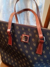 Dooney & Bourke Large Shopper Tote - Brown Tmoro picture