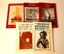 Lot of 5 Michigan Historical Review 1986-2010 Michigan History Academic Journals picture