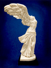 Statue Winged Victory of Samothrace (Nike of Samothrace), signed A. Santini picture
