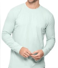 ALFANI Alfatech Solid Cloud Blue Active Shirt Stretch Lightweight Regular Fit XL picture