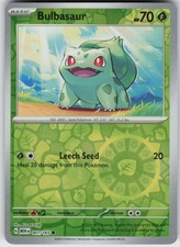 PO-01 Reverse Holo Bulbasaur - 001/165 Common SV: Scarlet & Violet 151 picture