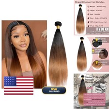 Hydtxc 10 Inch T1B/4/30# Brazilian Straight Virgin Human Hair Bundle picture