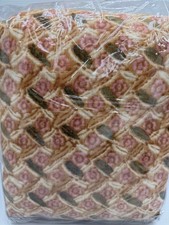 New West Elm Pierce & Ward Floral Lattice King Duvet Cover ~Mahogany Rose~ picture