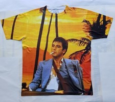 Scarface Frank's Office T shirt Miami south beach 80s tony montana picture
