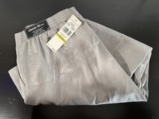 NWT Alfred Dunner Classics Pull On Pants Women's 14 Proportioned Medium Gray New picture