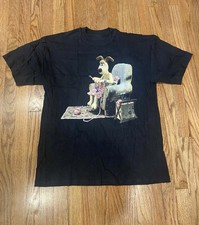 Vintage Wallace & Gromit Cartoon Cotton Black All Size Unisex Tee Shirt picture