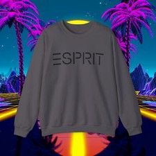 Custom ESPRIT vintage 1980s design sweatshirt MONOCHROMATIC Unisex sweater shirt picture