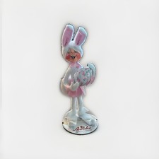 NWT Annalee 2022 Spring Flower Bunny Rabbit Doll 10 Inch  75th Display Card picture