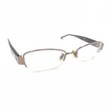 Coach Laverne 247 Tan Brown Half Rim Eyeglasses Frames 50-18 135 Women Designer picture