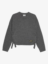 Ganni ruched-detail sweater picture