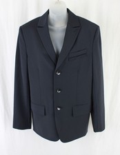 Tibi NWT Women's Midnight Blue Single Breasted Long Sleeve Jacket Blazer 6 picture