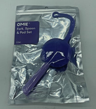 Omie OmieBox Kids Utensils Set with Case - 2 Piece Plastic Reusable Fork and Sp picture