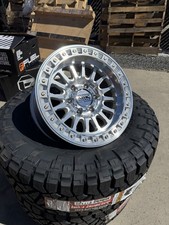 (Set-4) KMC Km552 Ims 17x8.5 6x5.5/6x139.7 Silver Machined -10mm Wheels Rims 17 picture