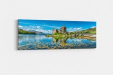 Eilean Donan Castle during a warm summer day canvas picture print picture