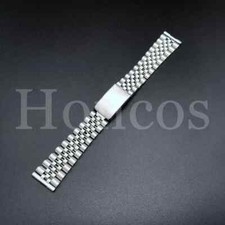18 MM Silver Steel Jubilee Bracelet Band Replacement Classic Fits for most watch picture